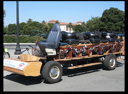 The 14 Passenger Buscycle visits Indianapolis 9/28/2011